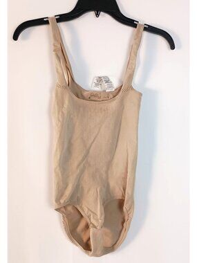 Julie France Shapewear Bodysuit L Nude Firm Control Slimming Tummy